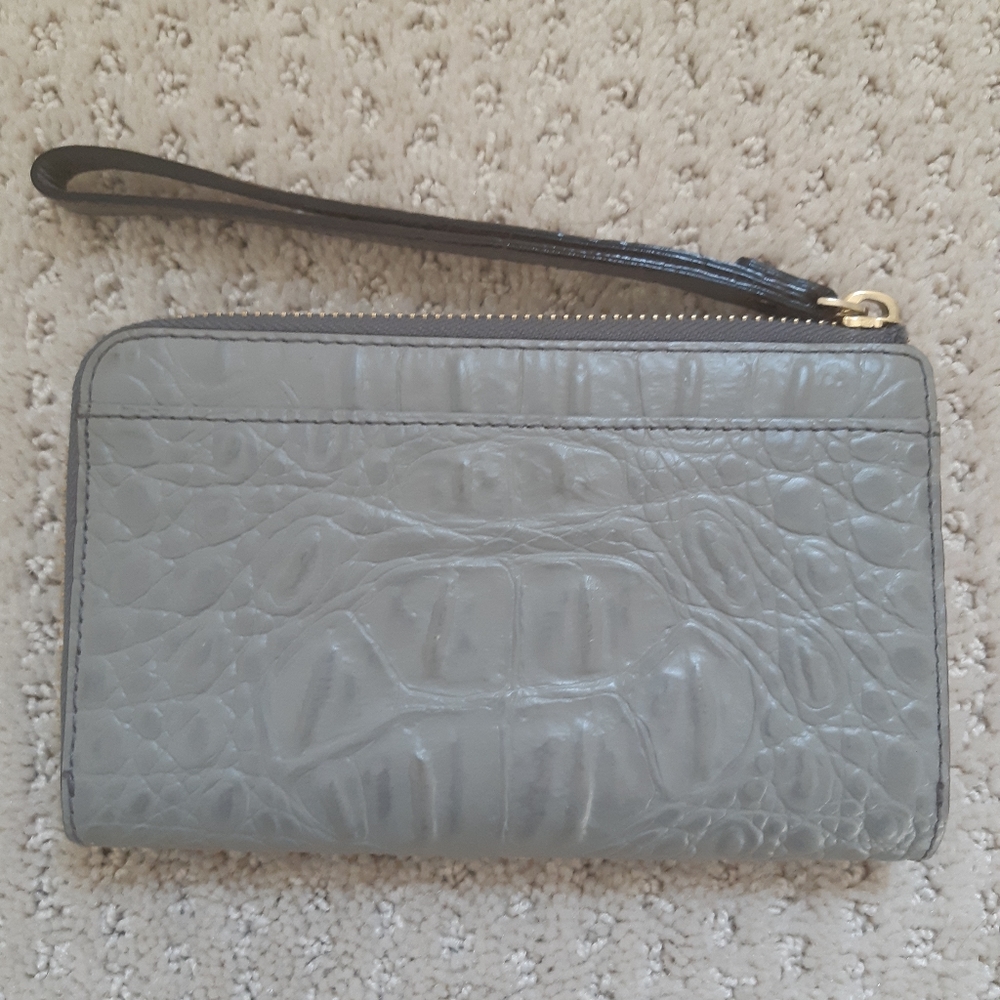Kate Spade grey leather wristlet wallet - Picture 4 of 6